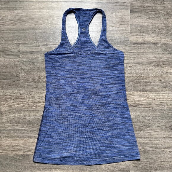 Lululemon Women's Cool Racerback Tank Top - Blue - Picture 3 of 6